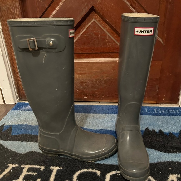 Green Hunter Boots size 7 - Picture 2 of 6
